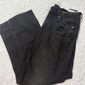 American Eagle Black Distressed Jeans